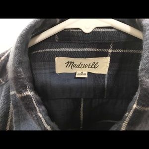 Madewell Plaid Blue Medium
